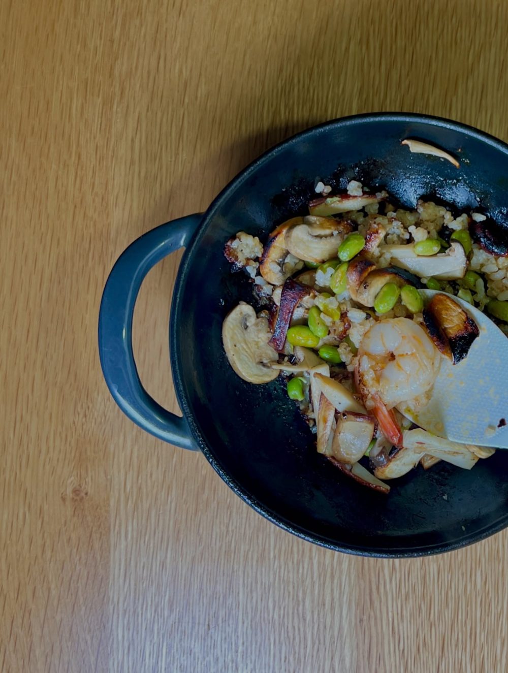 Buttery Tsuyu-Scented Cast Iron Pot Rice 2