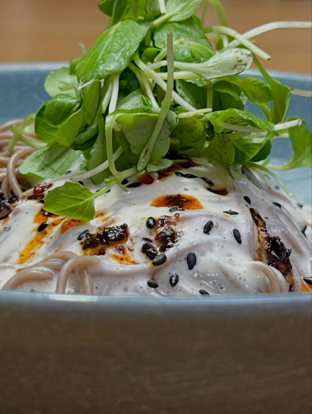 Buckwheat Soy Milk Noodles with Creamy Tofu Sauce 3