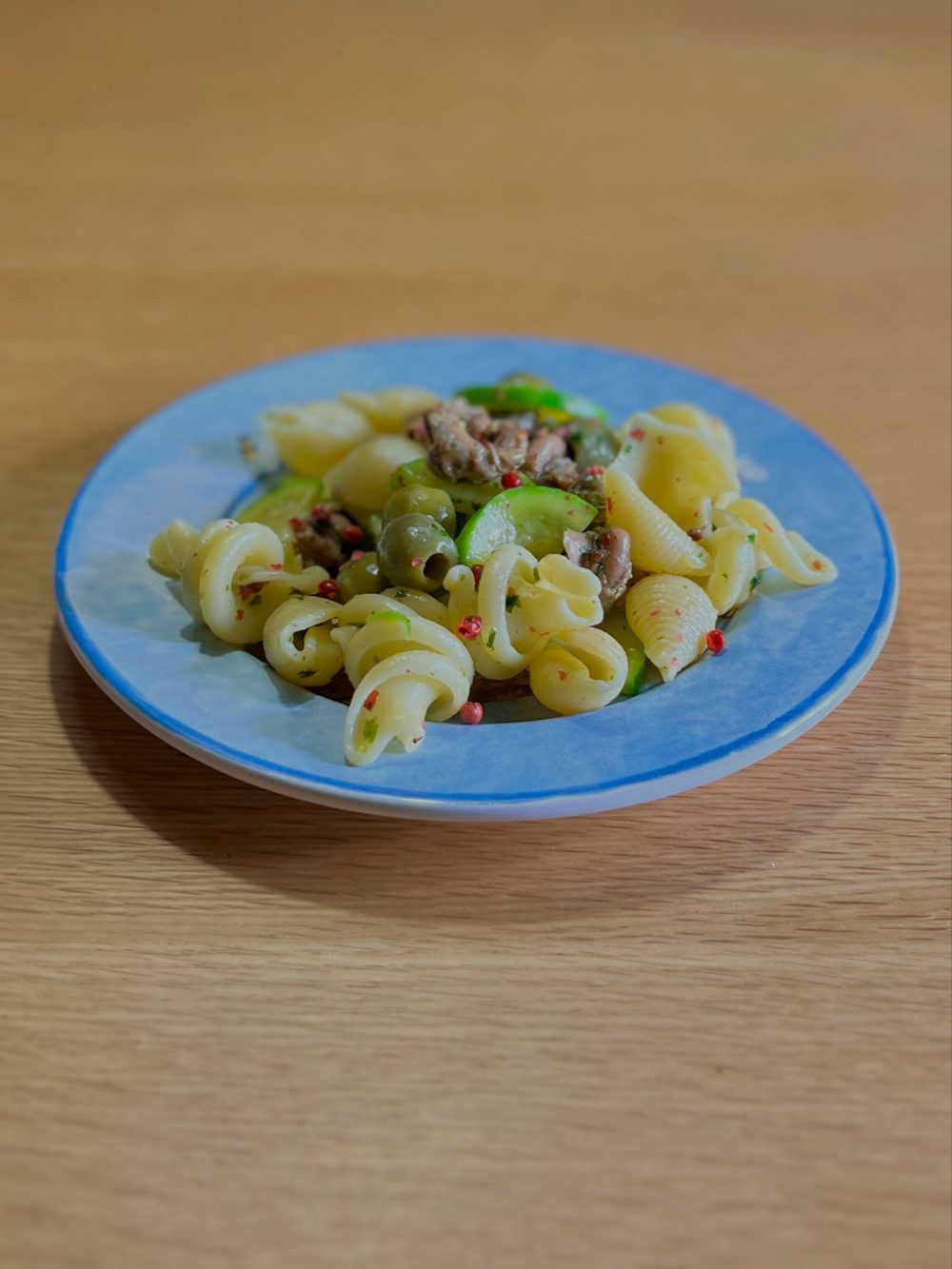 Cold Whelk Zucchini Pasta