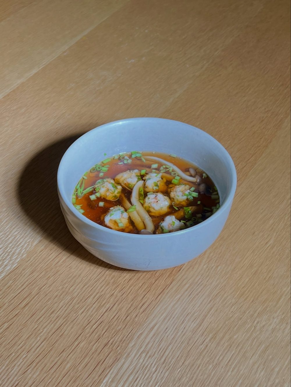 새우 미나리 완자탕