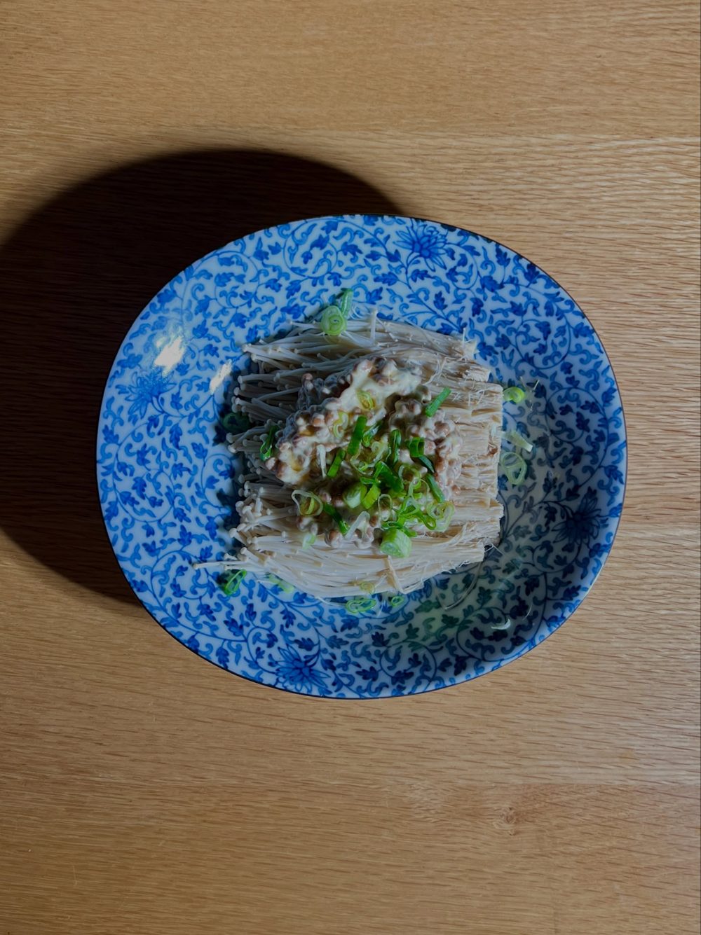 팽이버섯 낫토무침 2