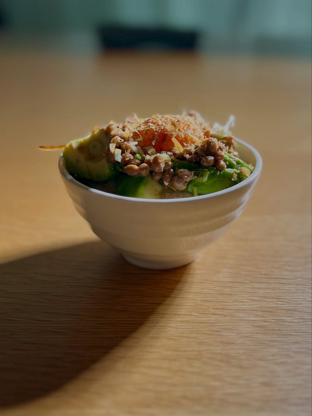 마 낫토 아보카도 덮밥