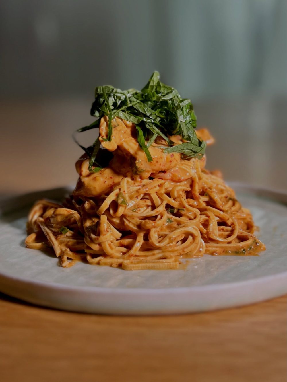 Shrimp Dandan Tofu Noodles
