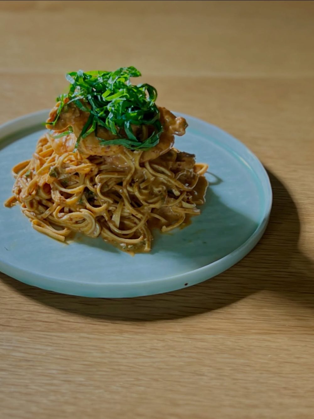 Shrimp Dandan Tofu Noodles 5