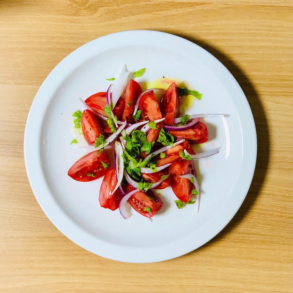 토마토민트샐러드 모닝리추얼 모닝루틴