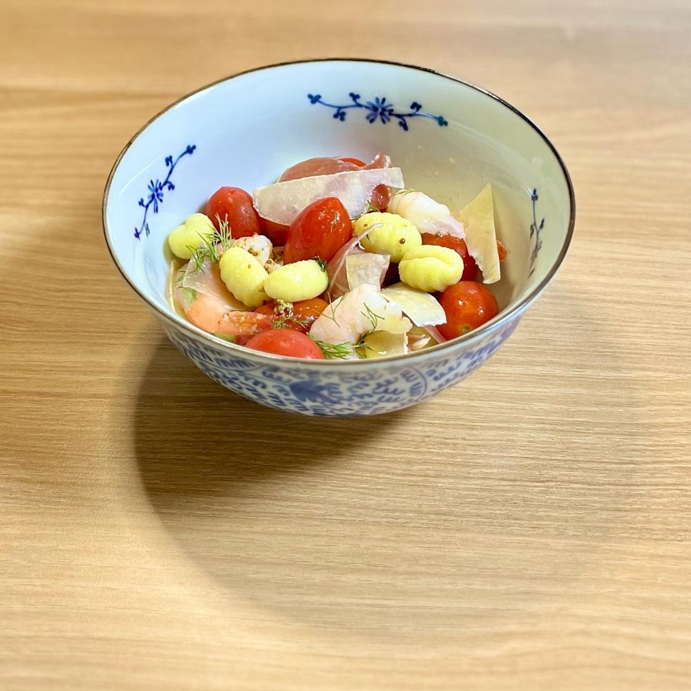 졸업 뇨끼샐러드 토마토 2