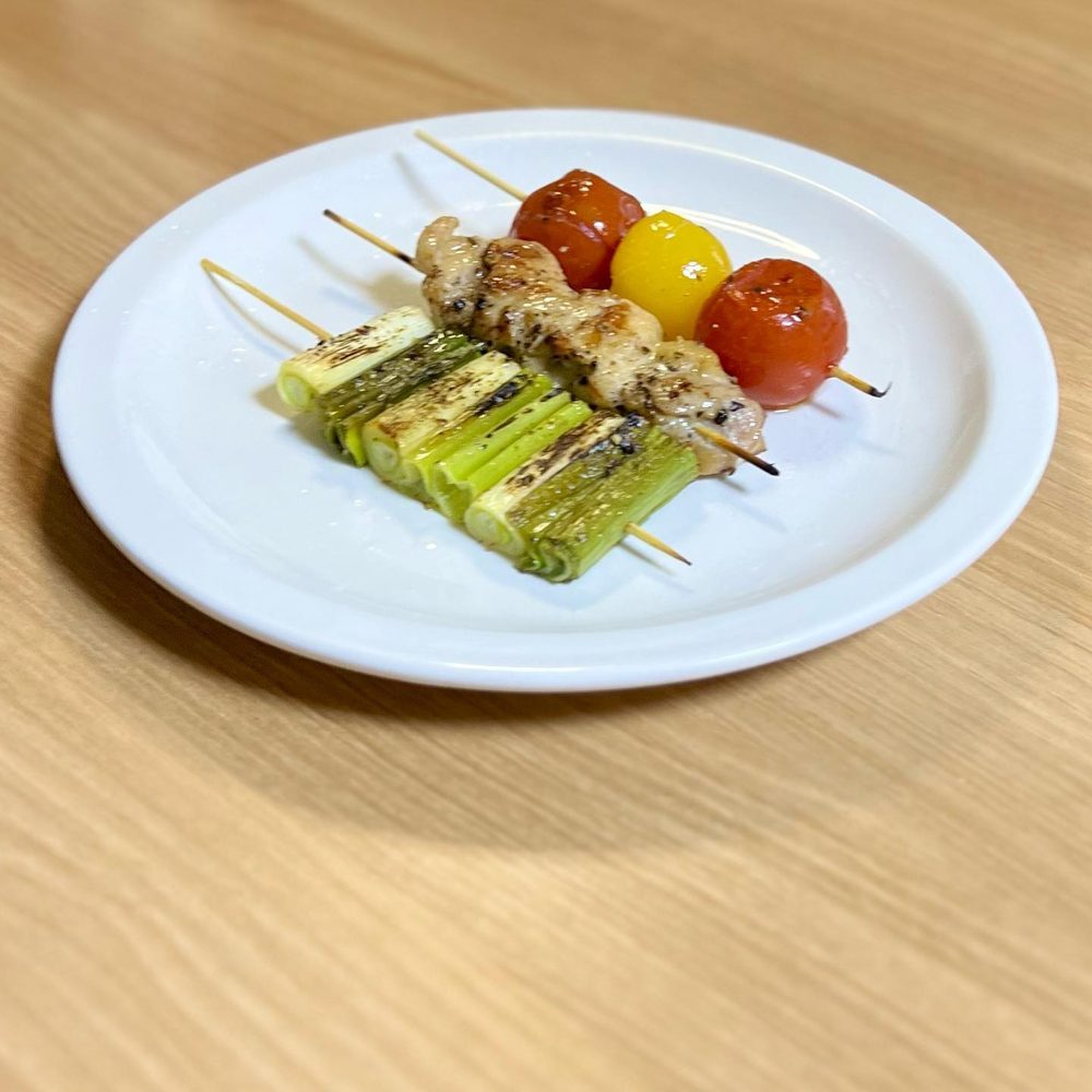 토마토 닭꼬치 대파 4
