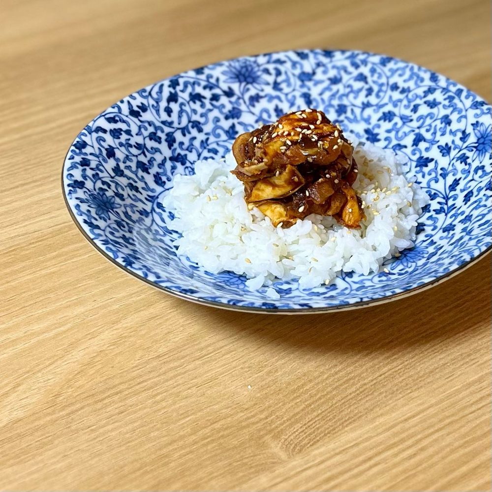 말린사과곶감고추장무침 말린사과곶감무침 밥 3