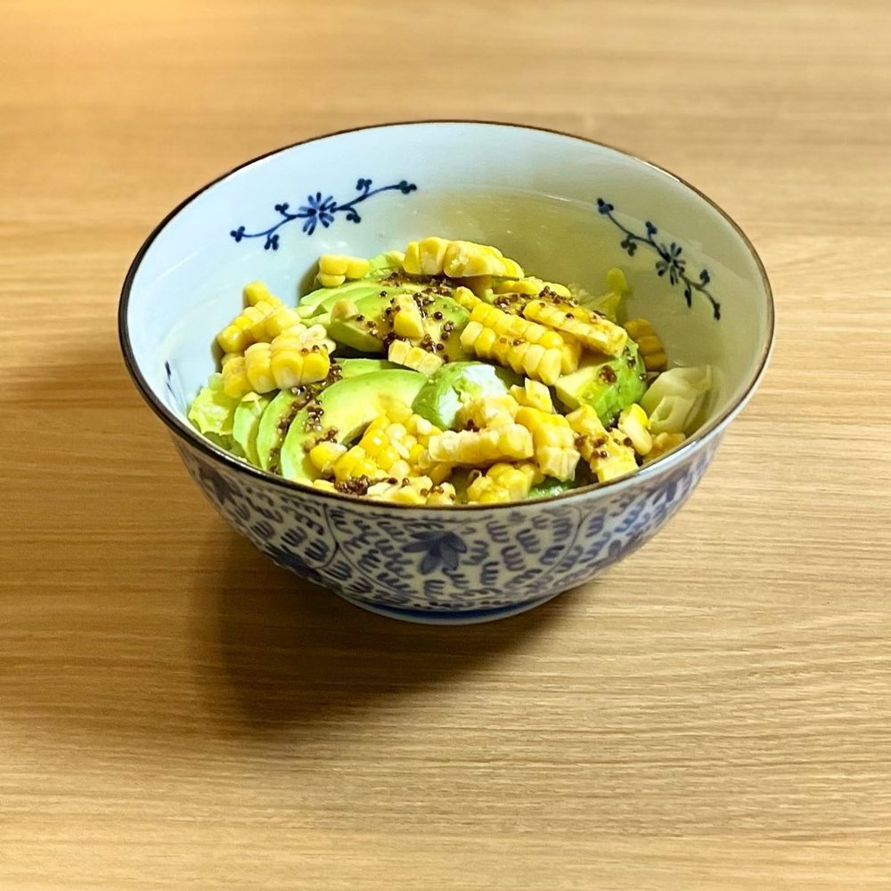 옥수수아보카도샐러드 모닝루틴 아보카도 2