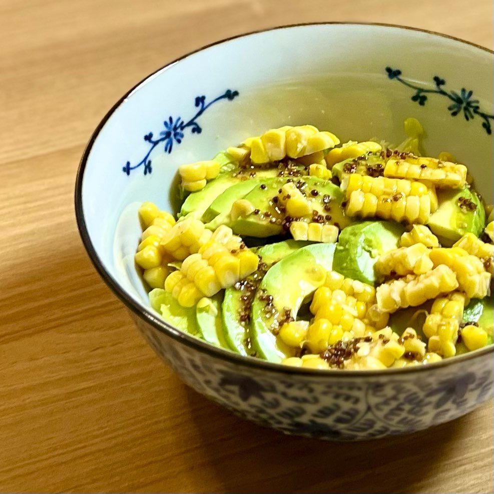 옥수수아보카도샐러드 모닝루틴 아보카도 3