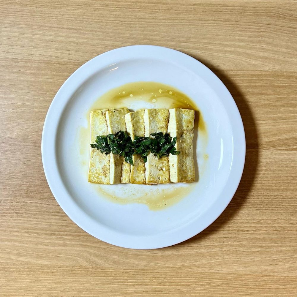 모닝루틴 두부구이 들기름