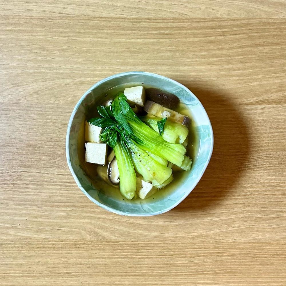 청경채두부탕 모닝루틴 두부