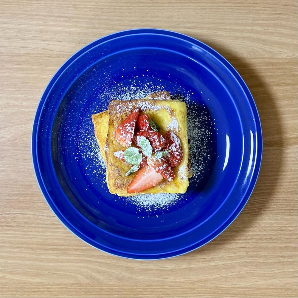 프렌치토스트 딸기 애플민트