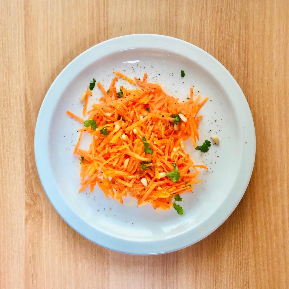 오늘의조식 당근라페 조식스타그램