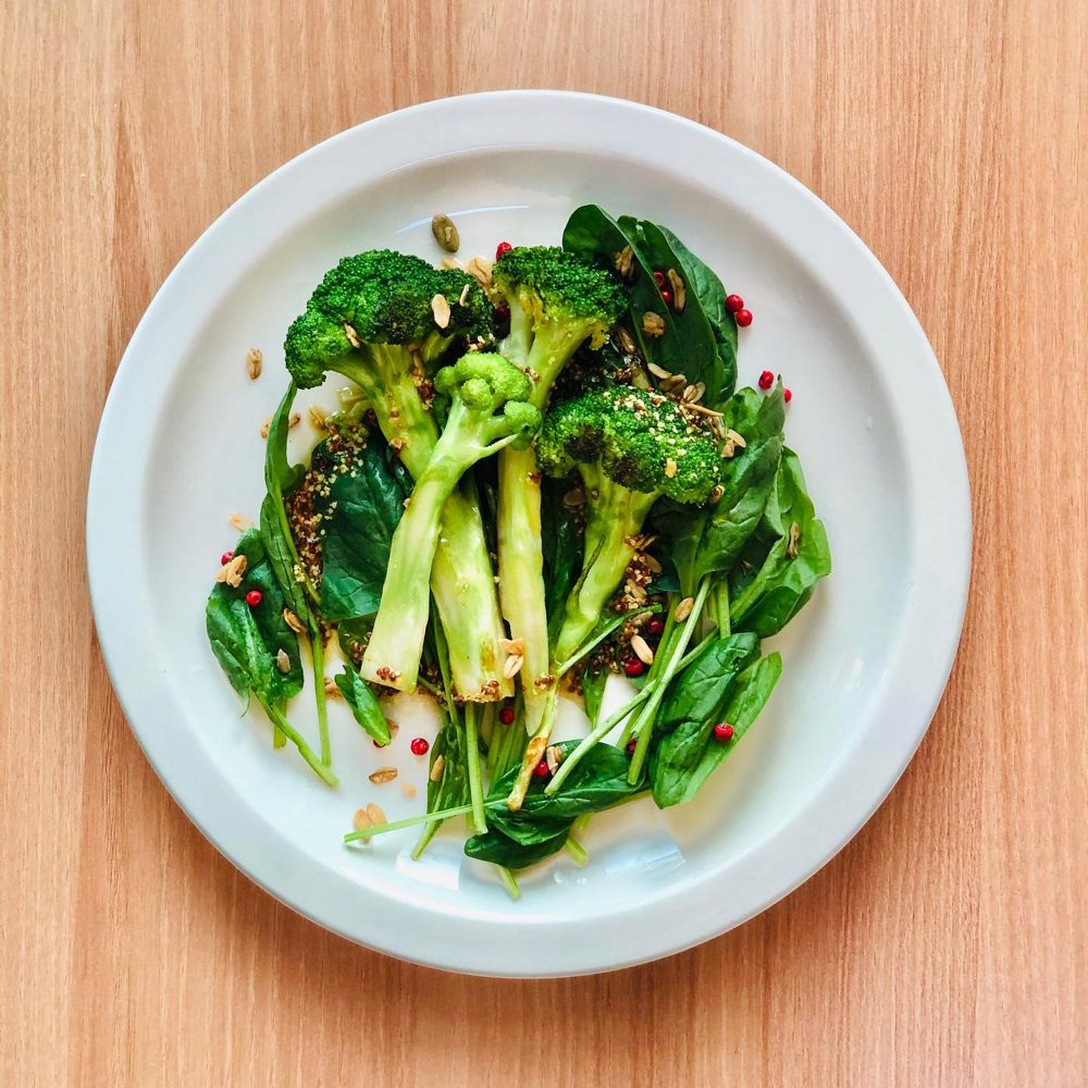 오늘의조식 시금치 브로콜리