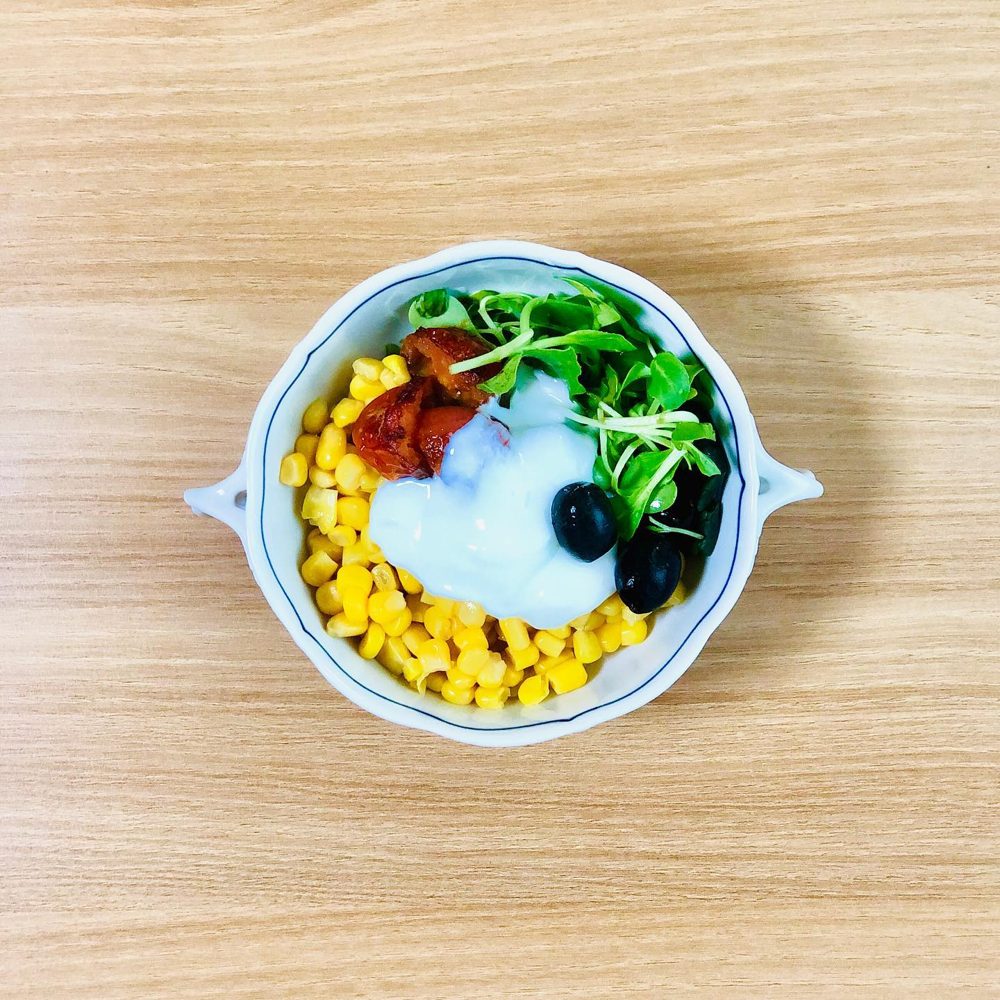 방울토마토 블랙올리브 옥수수